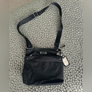 Tumi Black Messenger Bag
